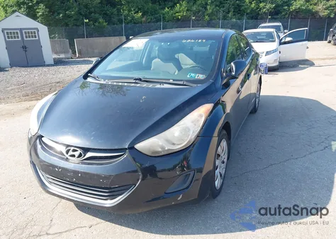 2013 Hyundai Elantra Gls z USA, uszkodzony, nr VIN KMHDH4AEXDU626189